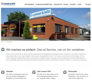 Leeser & Will Schädlingsbekämpfung GmbH - Die neue Website